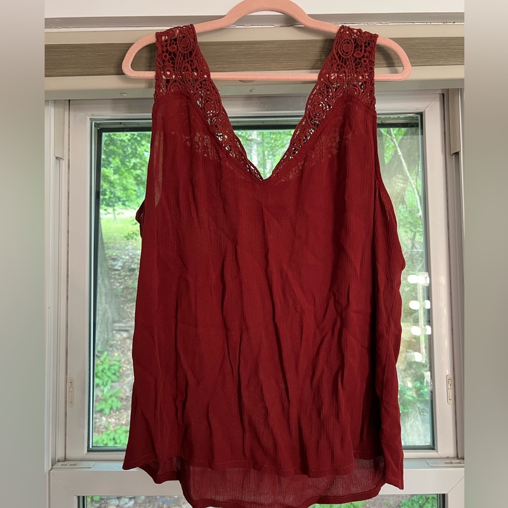 Western Style Lace Tank Top